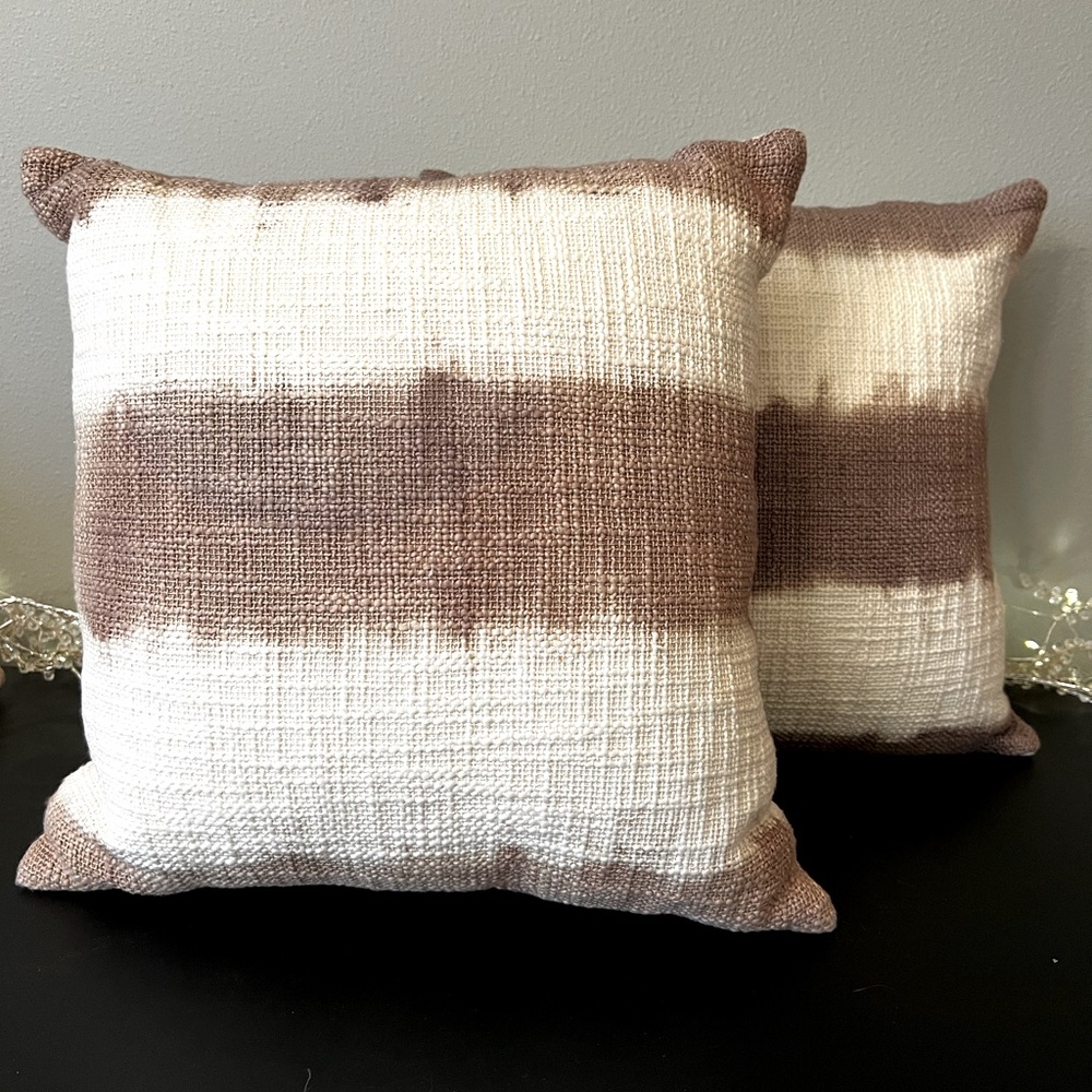 2 Decorative Square Pillows from Zodax